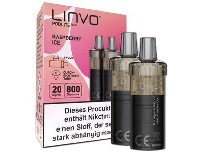 Linvo - Pod Lite Plus Cartridge 20 mg/ml (2 Stück pro Packung)