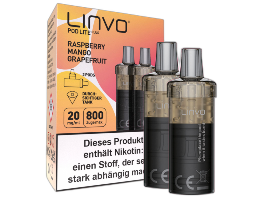 Linvo - Pod Lite Plus Cartridge 20 mg/ml (2 Stück pro Packung)