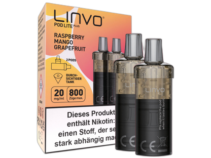 Linvo - Pod Lite Plus Cartridge 20 mg/ml (2 Stück pro Packung)