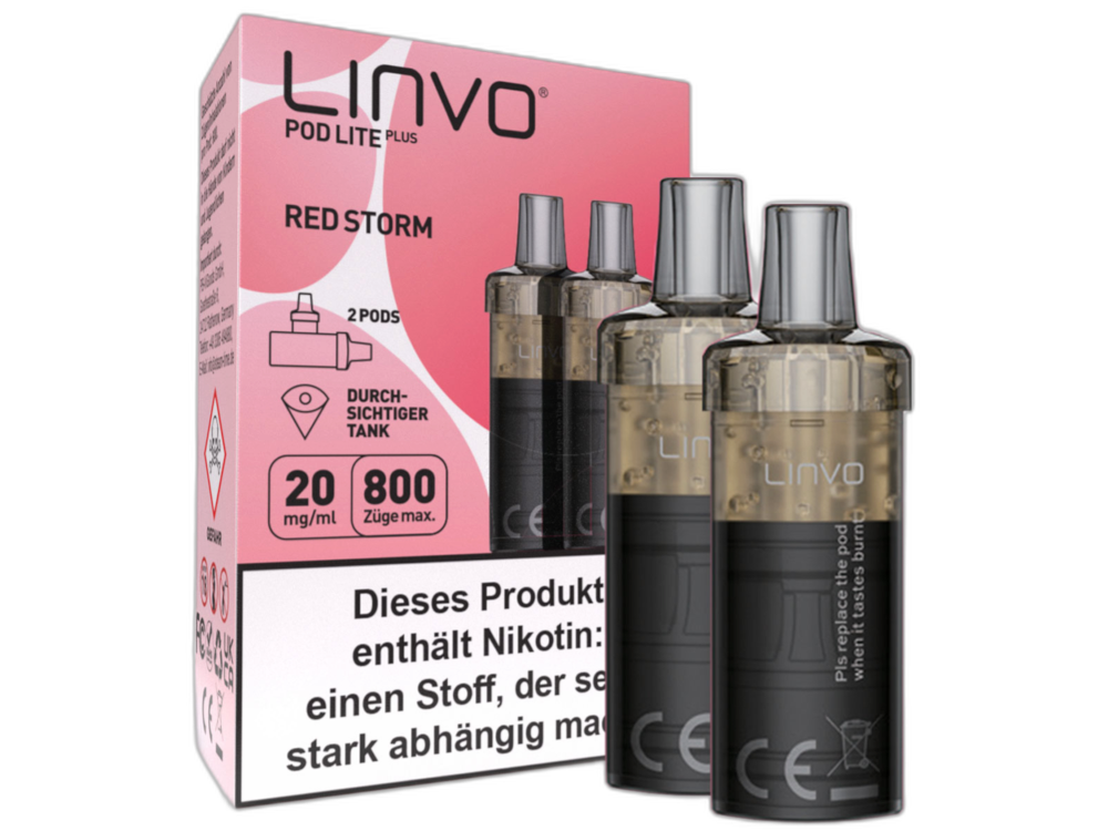 Linvo - Pod Lite Plus Cartridge 20 mg/ml (2 Stück pro Packung)