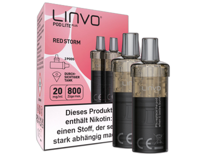 Linvo - Pod Lite Plus Cartridge 20 mg/ml (2 Stück pro Packung)