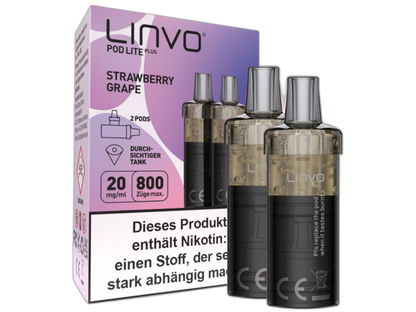 Linvo - Pod Lite Plus Cartridge 20 mg/ml (2 Stück pro Packung)