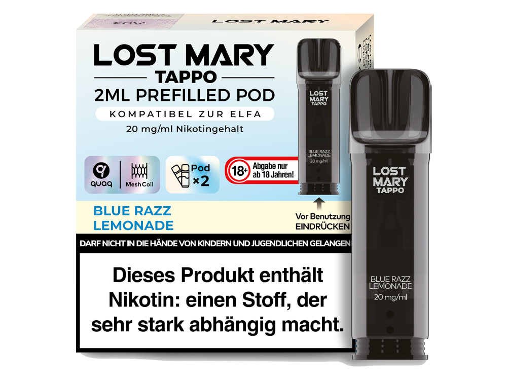 Lost Mary - Tappo Pod, für den schnellen Genuss unterwegs.