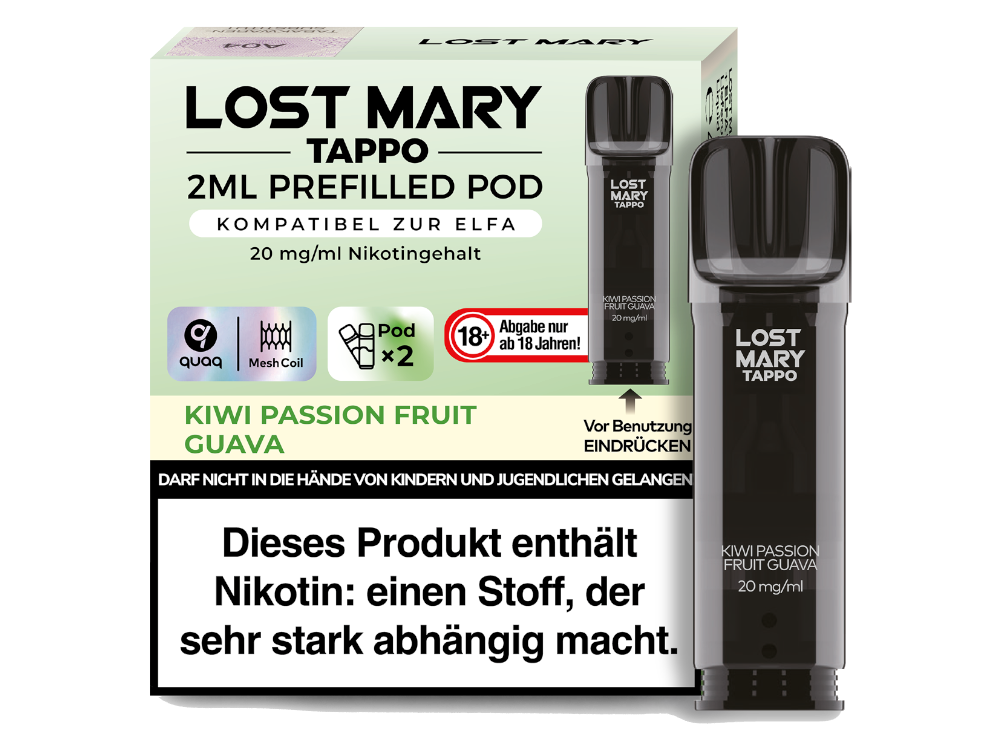 Lost Mary - Tappo Pod, einfache Anwendung für maximalen Genuss.