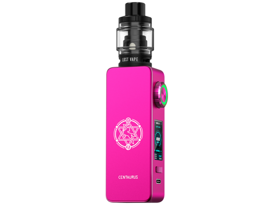 Lost Vape - Centaurus M100 im Detail: Benutzerfreundliches Farbdisplay und Multifunktionstaste für individuelles Dampfen.