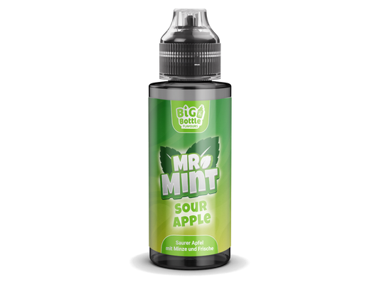 Mr. Mint by Big Bottle Longfills 10 ml - Sour Apple, E-Zigaretten Aroma mit grünem Apfel und frischer Minze für ein erfrischendes Dampferlebnis.