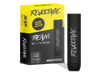 Revoltage - Beam Akku 500 mAh Basisgerät in schwarzer Farbe, präsentiert in einer gelben Verpackung mit USB-C Anschluss und Zugautomatik für ein modernes Dampferlebnis.