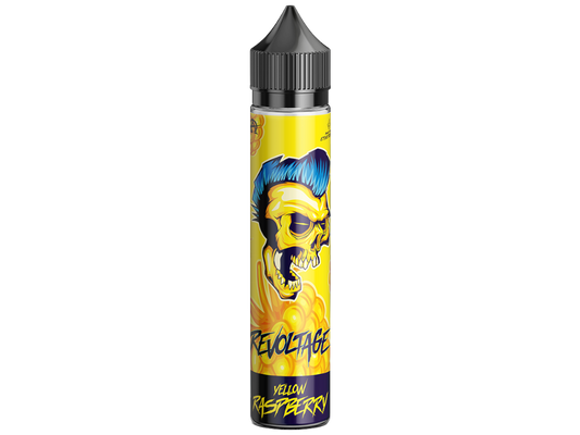 Revoltage - Longfills 15 ml - Yellow Raspberry, Aroma für E-Zigaretten mit gelbem Himbeergeschmack und kühler Note, in 75 ml Flasche mit 15 ml Konzentrat, ideal für Dampfer.