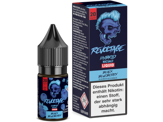 Revoltage -  Hybrid Nikotinsalz Liquid - Black Blueberry - 10mg-20mg-ml