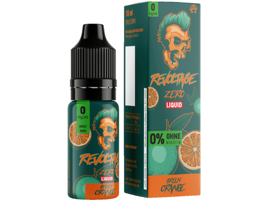 Revoltage - Hybrid Nikotinsalz Liquid - Green Orange - 0mg/ml