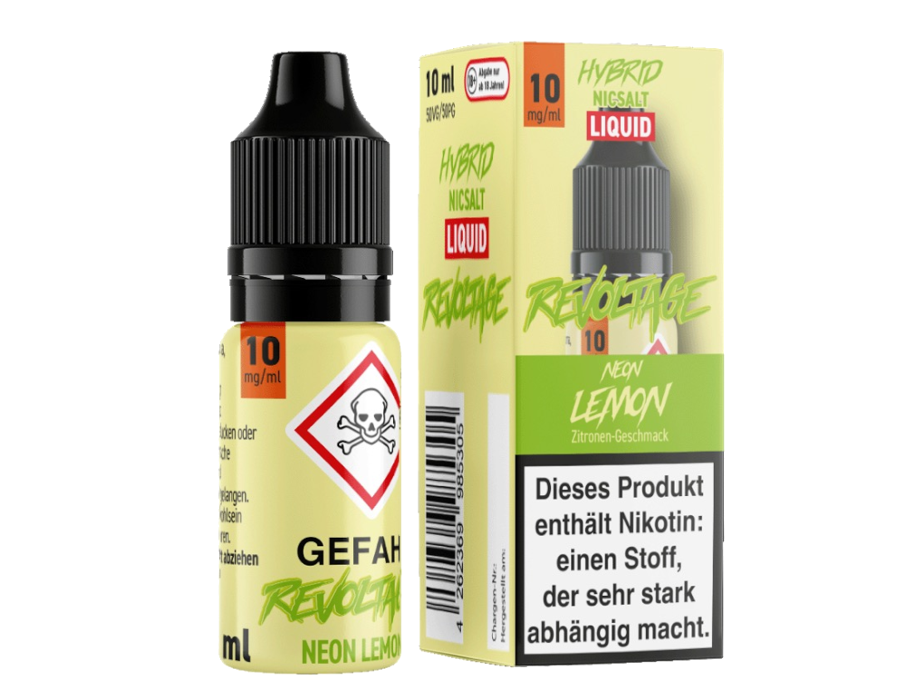 Revoltage - Hybrid Nikotinsalz Liquid - Neon Lemon - 10mg/ml - 20mg/ml