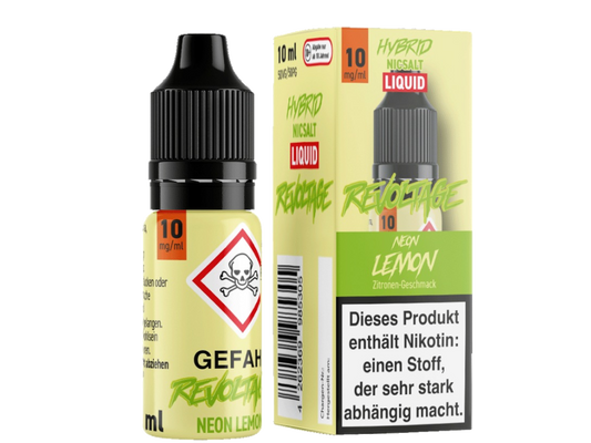 Revoltage - Hybrid Nikotinsalz Liquid - Neon Lemon - 10mg/ml - 20mg/ml