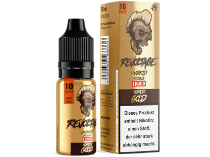 Revoltage - Hybrid Nikotinsalz Liquid - Tobacco Gold - 10mg/ml - 20mg/ml