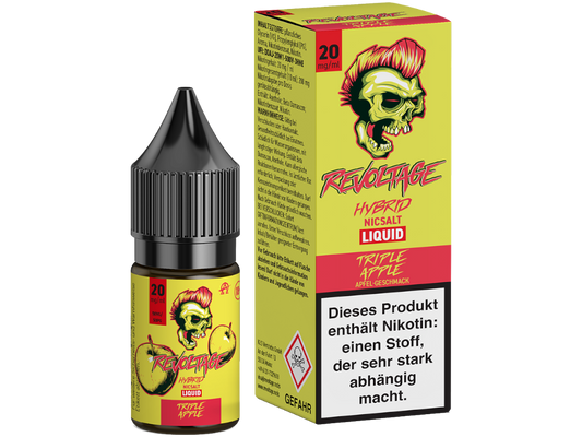Revoltage - Hybrid Nikotinsalz Liquid - Tripple Apple