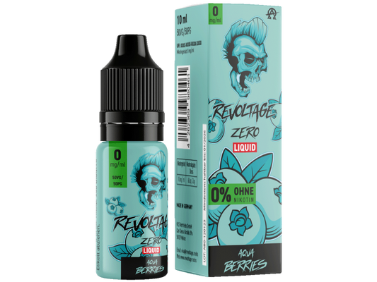 Revoltage -  Hybrid Nikotinsalz Liquid - Aqua Berries - 0mg