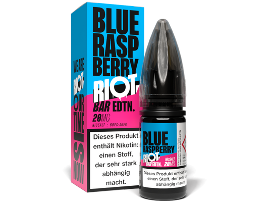 Riot Squad - BAR EDTN. - Nikotinsalz Liquid - Blue Raspberry