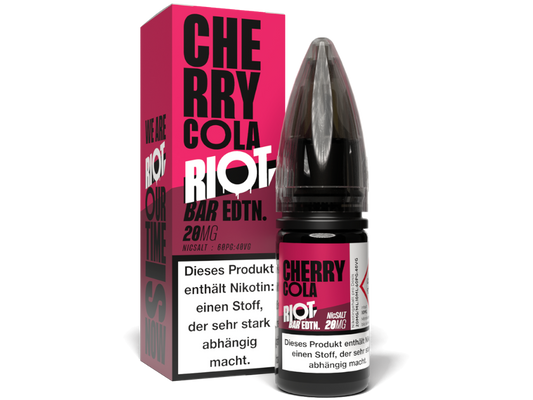 Riot Squad - BAR EDTN. - Nikotinsalz Liquid - Cherry Cola