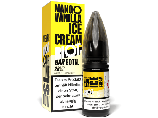 Riot Squad - BAR EDTN. - Nikotinsalz Liquid - Mango Vanilla Ice Cream