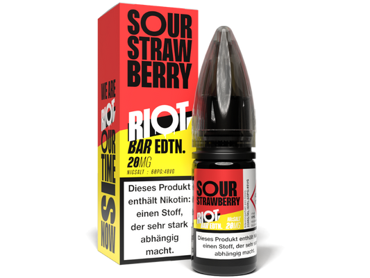Riot Squad - BAR EDTN. - Nikotinsalz Liquid - Sour Strawberry