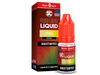 Produktansicht des SC Red Line Citrus Nikotinsalz Liquids, mit klarer Kennzeichnung der Inhaltsstoffe und Nikotinstärken für bewusste Dampfer.