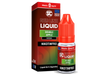 Inhaltsstoffe des SC Red Line Double Apple Nikotinsalz Liquids, etikettiert für 0 mg/ml, 5 mg/ml, 10 mg/ml und 20 mg/ml.