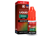 SC Red Line Spearmint Nikotinsalz Liquid in klarer Flasche, ideal für Dampfer mit Vorliebe für Minzgeschmack.