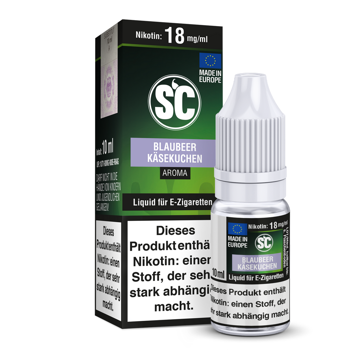 Blaubeer Käsekuchen E-Zigaretten Liquid von SC