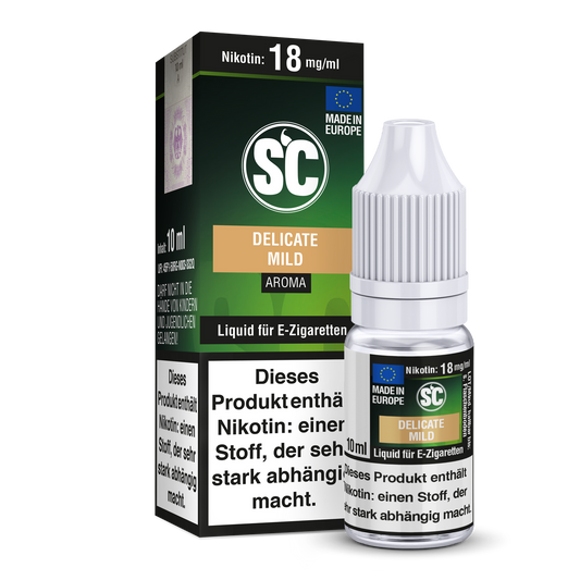 Delicate Mild Tabak E-Zigaretten Liquid von SC