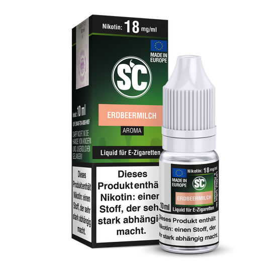 Erdbeermilch E-Zigaretten Liquid von SC