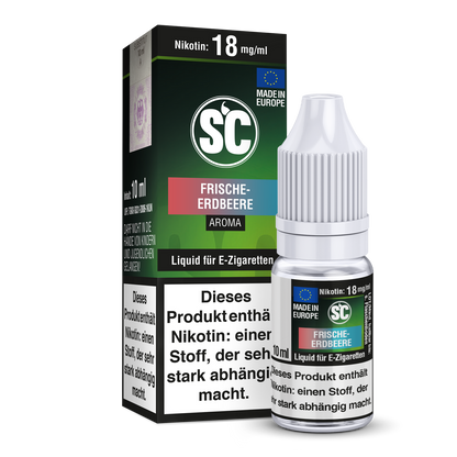 Frische Erdbeere E-Zigaretten Liquid von SC