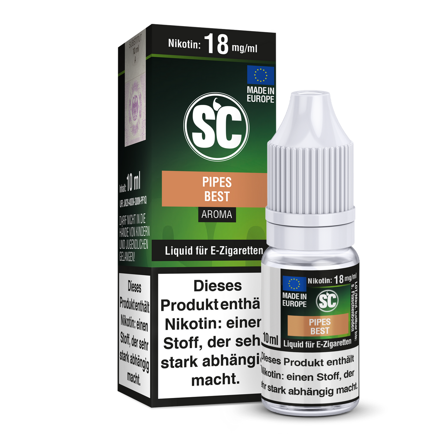 Pipes Best Tabak E-Zigaretten Liquid von SC