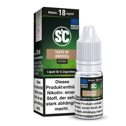 SC - Taste of America Tabak E-Zigaretten Liquid