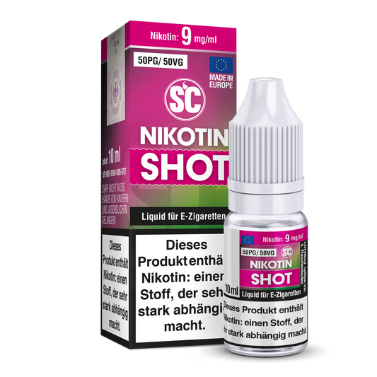 SC - 10ml Nikotin Shot - 50PG/50VG