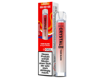 SKE - Crystal Bar Einweg E-Zigarette 20mg, 350 mAh, 600 Zügen & 27 Sorten