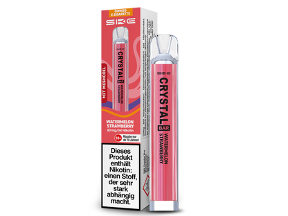 SKE - Crystal Bar Einweg E-Zigarette 20mg, 350 mAh, 600 Zügen & 27 Sorten
