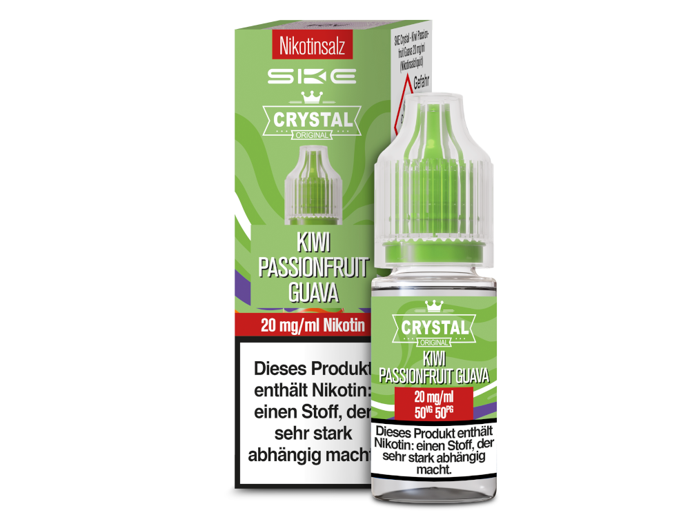 SKE - Crystal - Nikotinsalz Liquid - Kiwi Passionfruit Guava