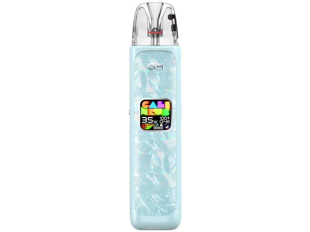 Das Uwell Caliburn G4 aufgereiht mit Zubehör und Bedienungsanleitung für eine einfache Nutzung.