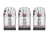 Nahaufnahme des Uwell Caliburn G4 Pod, zeigt den integrierten Verdampfer und die Detailansicht des Designs.
