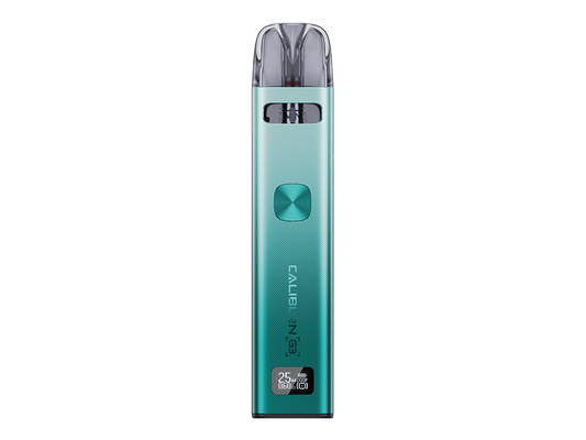 Uwell Caliburn G3 E-Zigaretten Set - Nahaufnahme des 900 mAh Akkus in eleganter Ausführung.