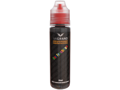 Vagrand - Overdosed - Aroma 10 ml - Der Fruchtige, ein fruchtiges Longfill Aroma mit Geschmack von Erdbeere, Kaktusfeige, Himbeere, Zitrone und Blaubeere in 60 ml Flasche.
