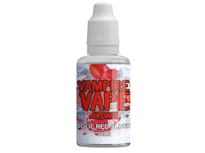Vampire Vape Aroma Cool Red Slush 30 ml - Erdbeere, Himbeere und Minzgeschmack für Dampfer. Ideal für das Mischen von E-Liquids.