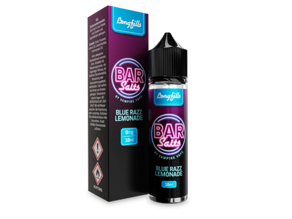 Vampire Vape - Bar Salts - Longfills 10 ml - Blue Razz Lemonade, das Aromen mit Himbeer-Limonadengeschmack für das Dampfen in einer 60 ml Flasche