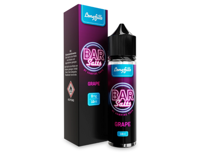 Vampire Vape - Bar Salts - Longfills 10 ml - Grape: Hochkonzentriertes Trauben Aroma für Dampfen, ideal für e-liquids. 10ml in einer 60ml Flasche.