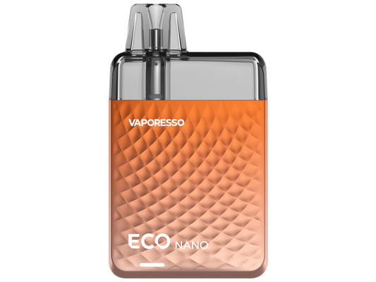 Detailaufnahme des Vaporesso ECO Nano E-Zigaretten Sets, das den 0,8 Ohm Head des ECO Nano Pods zeigt.