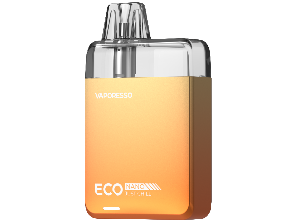 Illustration des Bottom-Filling Systems des Vaporesso ECO Nano E-Zigaretten Sets.