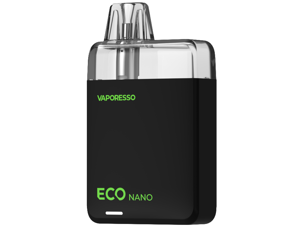 Vaporesso ECO Nano Akku mit 1000 mAh Energie, präsentiert im kompakten Design des E-Zigaretten Sets.