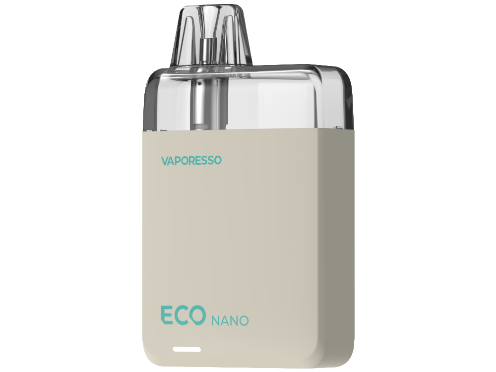 Vaporesso ECO Nano E-Zigaretten Set im Einsatz, das das Dampfen im MTL-Bereich demonstriert.