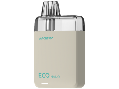 Vaporesso ECO Nano E-Zigaretten Set im Einsatz, das das Dampfen im MTL-Bereich demonstriert.