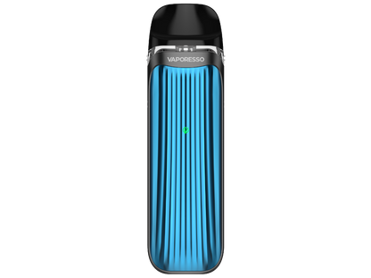 Vaporesso LUXE QS E-Zigaretten Set im Gebrauch, zeigt die Zugautomatik und Airflow-Control.