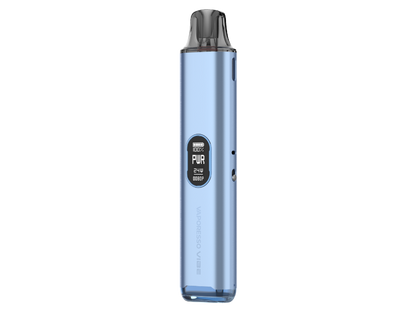 OLED-Display des Vaporesso - Vibe E-Zigaretten Sets, das Akkustand und Leistung anzeigt